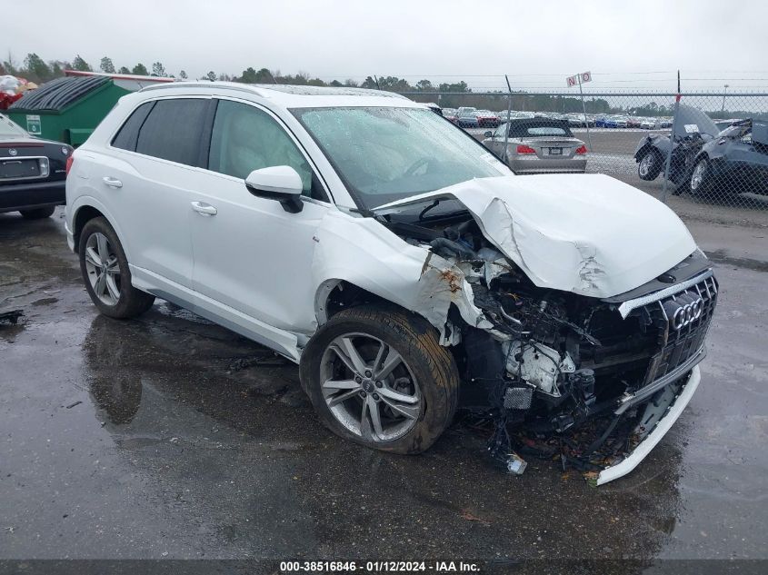 2020 AUDI Q3 PREMIUM 45 TFSI S LINE QUATTRO TIPTRONIC