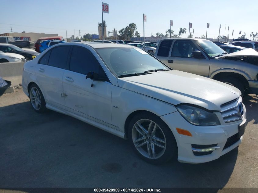 2012 MERCEDES-BENZ C 250 LUXURY/SPORT