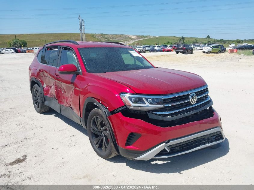 2022 VOLKSWAGEN ATLAS 3.6L V6 SE W/TECHNOLOGY