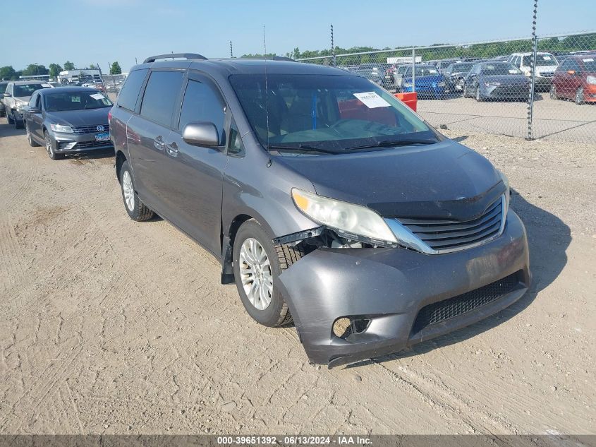 2012 TOYOTA SIENNA XLE/LIMITED