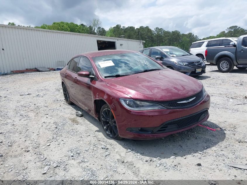 2016 CHRYSLER 200 S