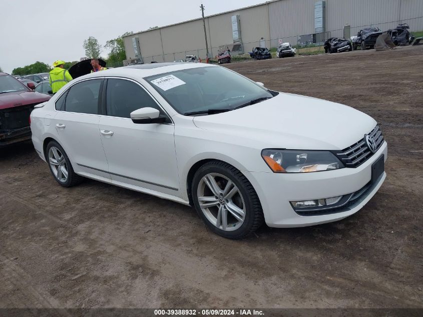 2013 VOLKSWAGEN PASSAT 2.0L TDI SEL PREMIUM