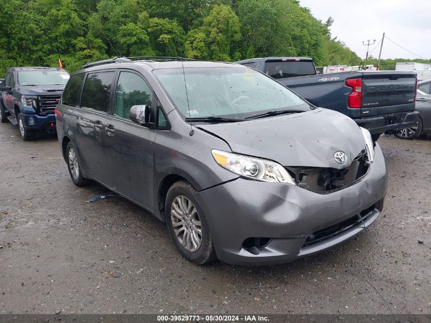 2012 TOYOTA SIENNA XLE V6 8 PASSENGER