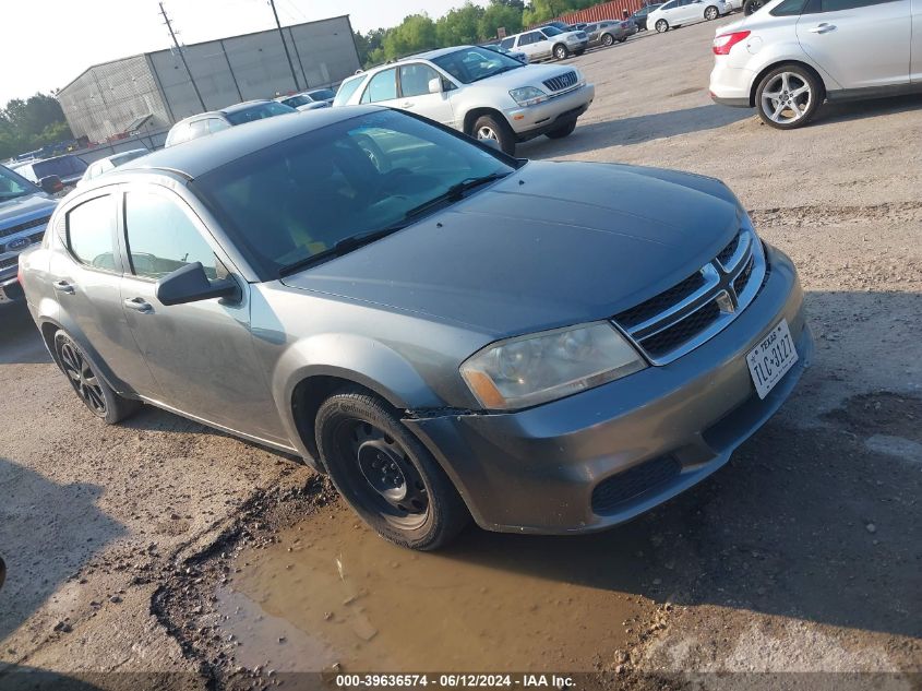 2013 DODGE AVENGER SE