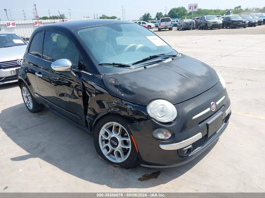 2012 FIAT 500 LOUNGE