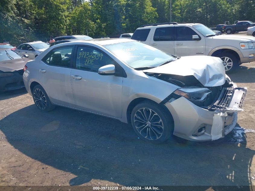 2016 TOYOTA COROLLA S PLUS