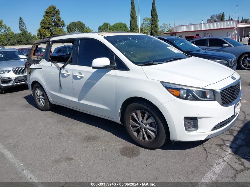 2017 KIA SEDONA LX