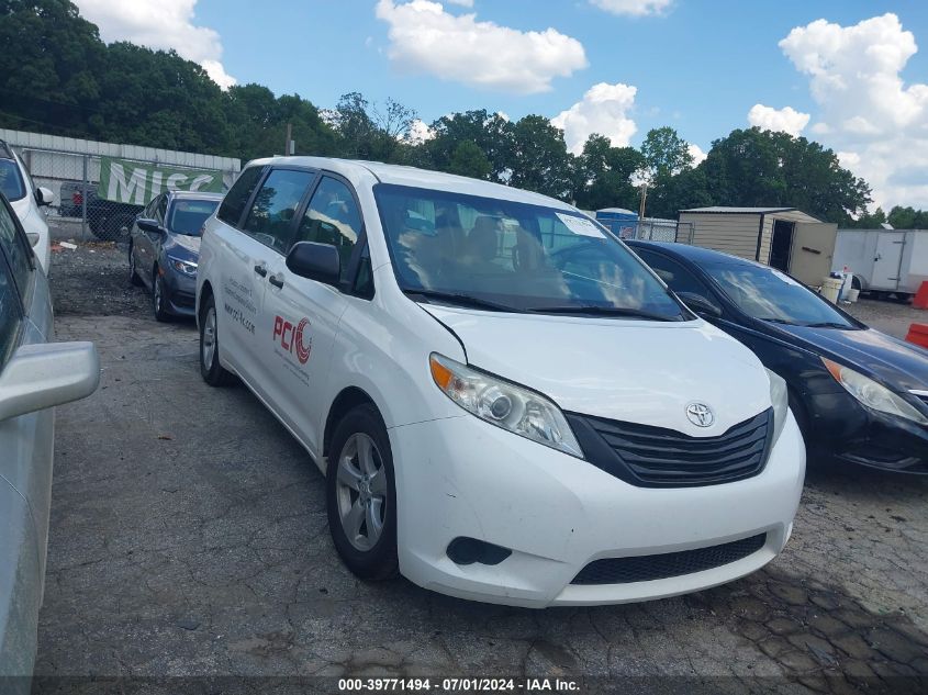 2015 TOYOTA SIENNA L 7 PASSENGER