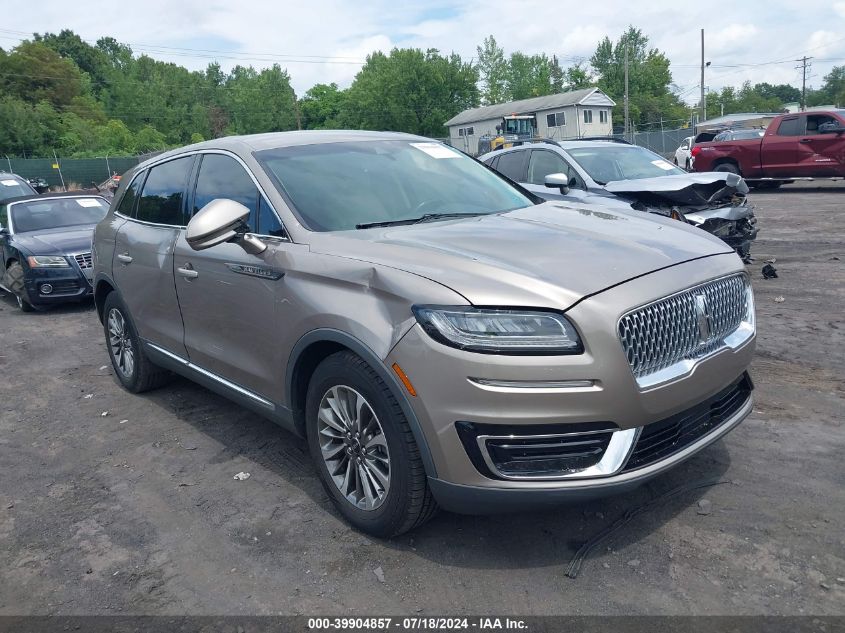 2019 LINCOLN NAUTILUS SELECT