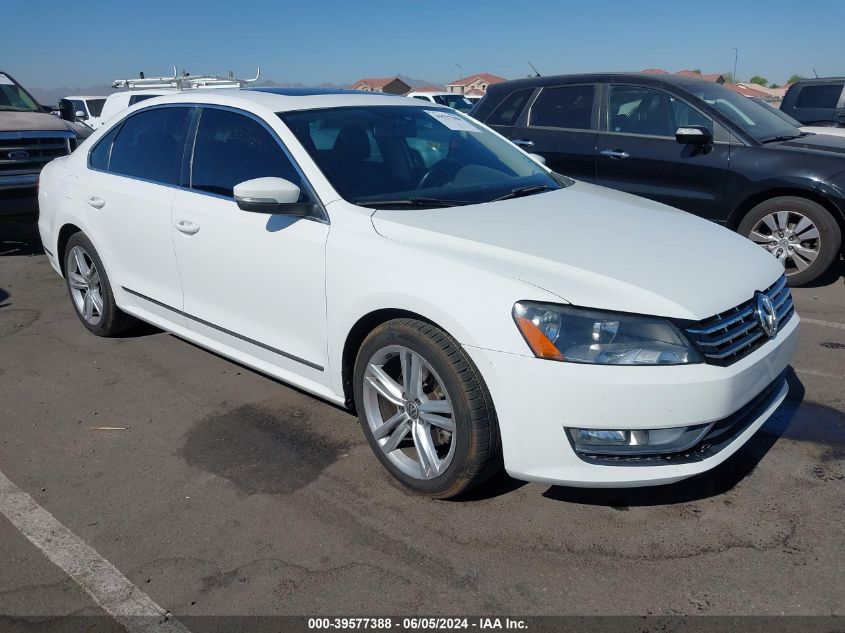 2013 VOLKSWAGEN PASSAT 2.0L TDI SEL PREMIUM