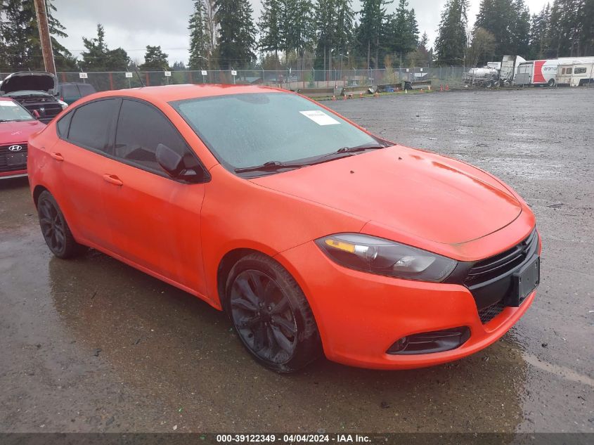 2016 DODGE DART SXT SPORT BLACKTOP