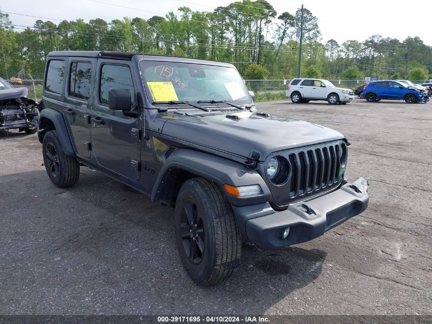 2022 JEEP WRANGLER UNLIMITED SPORT ALTITUDE 4X4