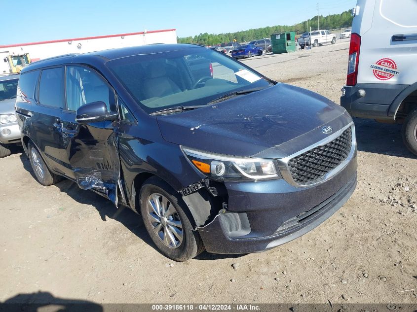 2016 KIA SEDONA LX