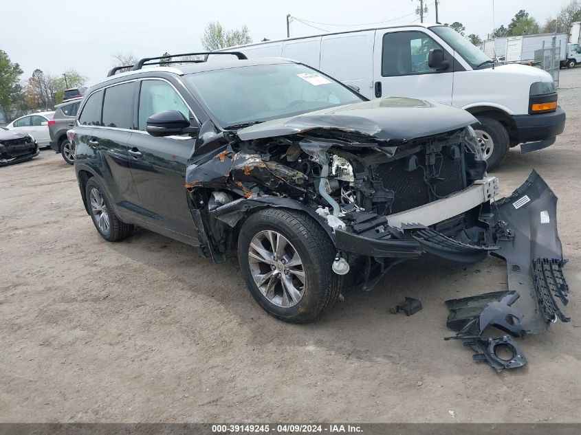 2015 TOYOTA HIGHLANDER XLE V6