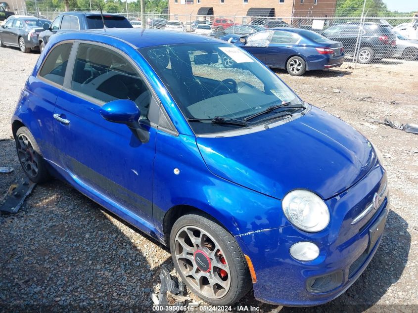 2012 FIAT 500 SPORT