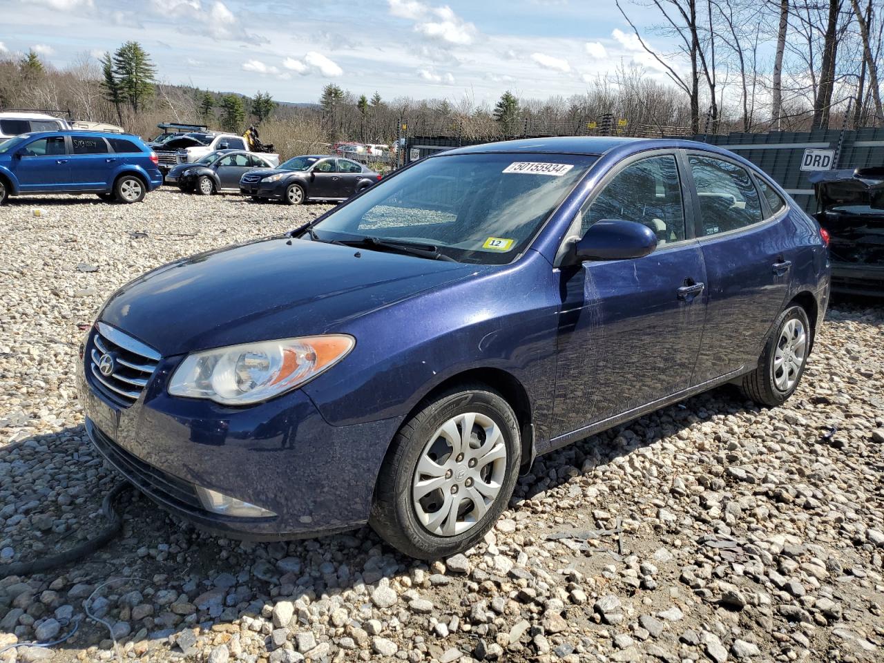 2010 HYUNDAI ELANTRA BLUE