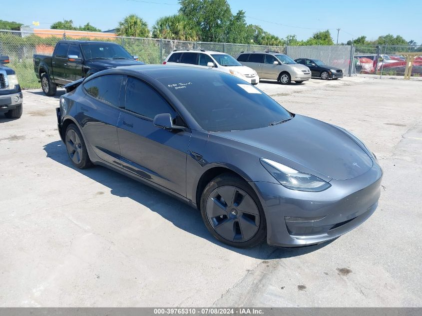 2022 TESLA MODEL 3