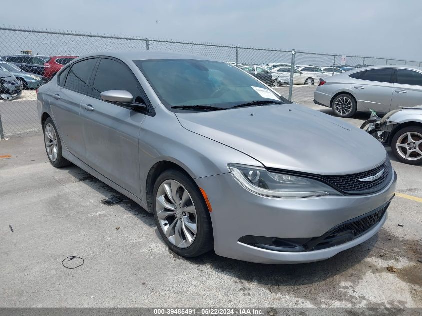 2015 CHRYSLER 200 S