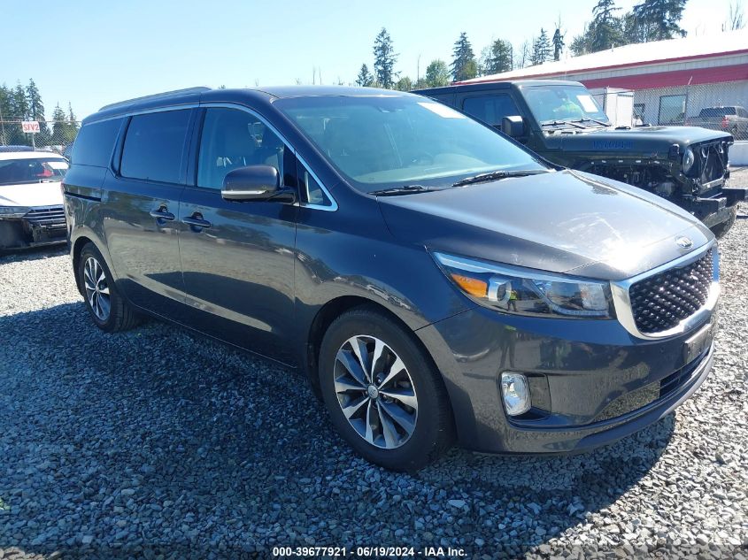 2016 KIA SEDONA SX