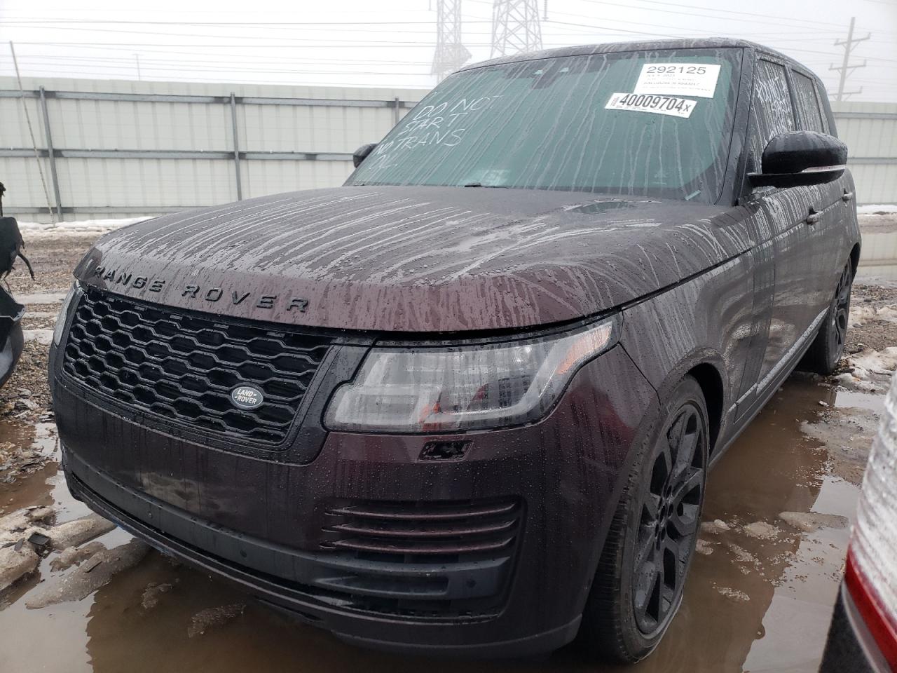 2020 LAND ROVER RANGE ROVER P525 HSE