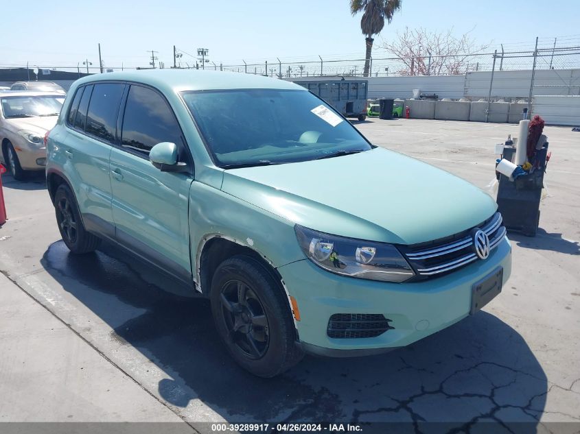 2012 VOLKSWAGEN TIGUAN S