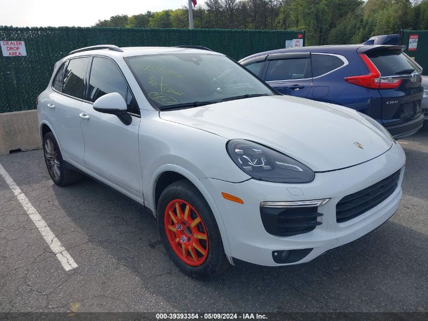 2017 PORSCHE CAYENNE PLATINUM EDITION