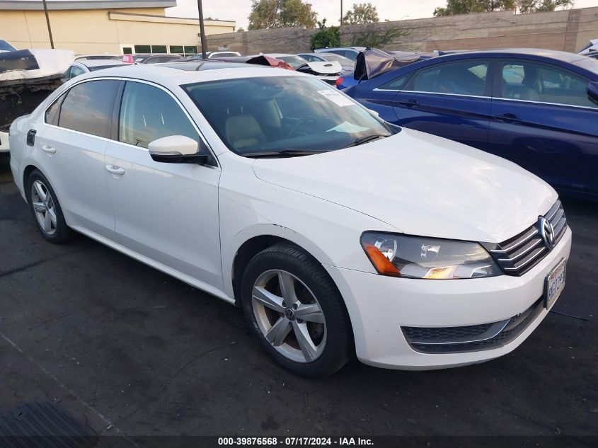 2013 VOLKSWAGEN PASSAT SE