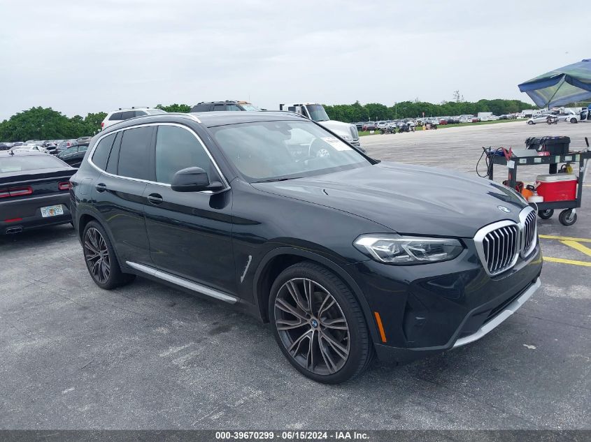 2022 BMW X3 SDRIVE30I