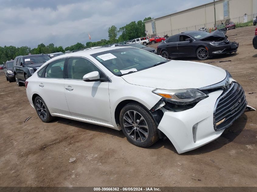 2016 TOYOTA AVALON XLE