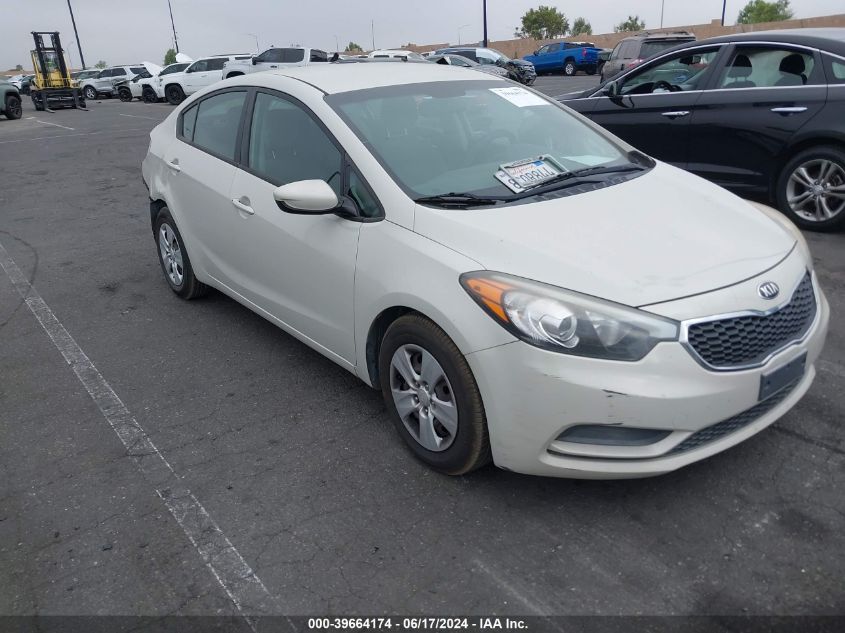 2015 KIA FORTE LX