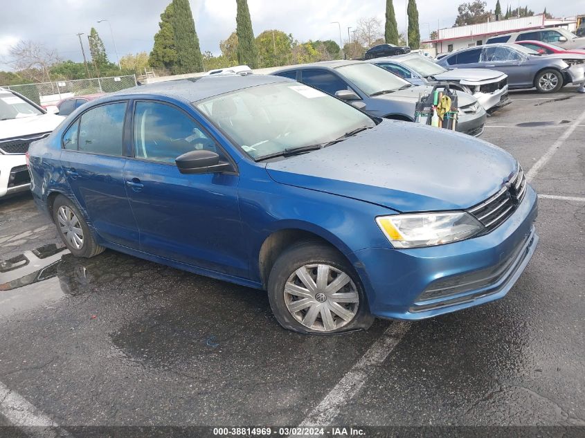 2015 VOLKSWAGEN JETTA 2.0L S