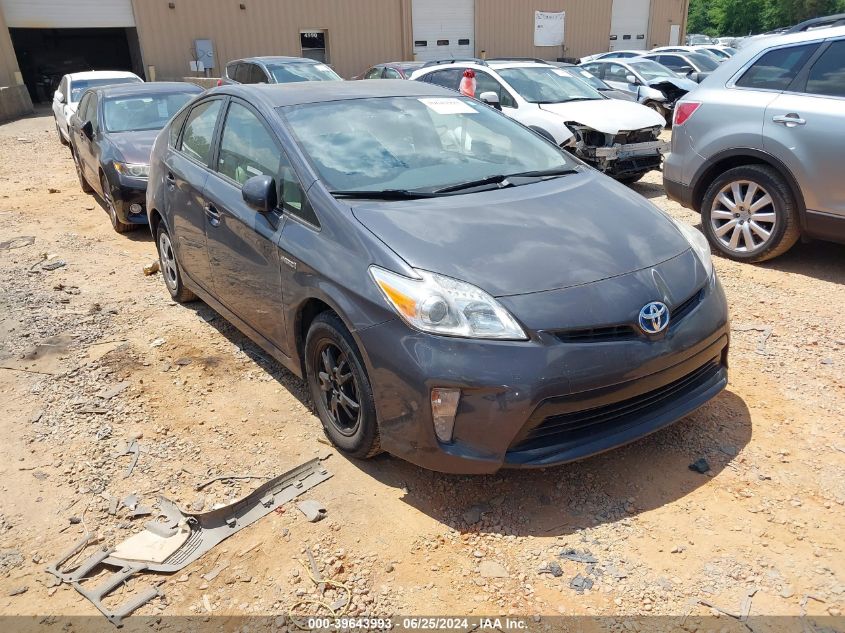 2012 TOYOTA PRIUS THREE