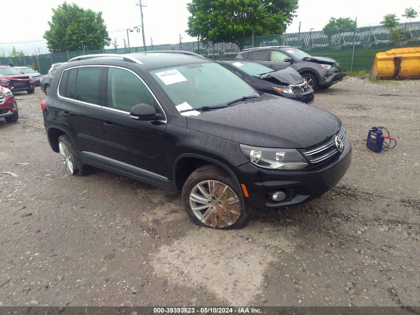 2012 VOLKSWAGEN TIGUAN SE