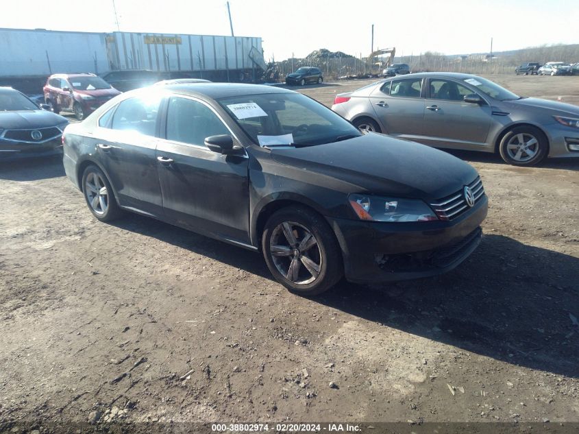 2012 VOLKSWAGEN PASSAT 2.5L SE