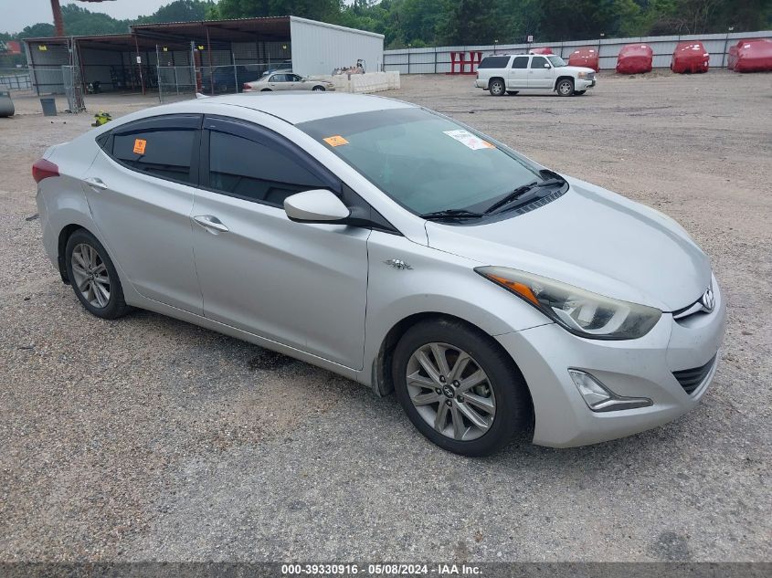 2016 HYUNDAI ELANTRA SE