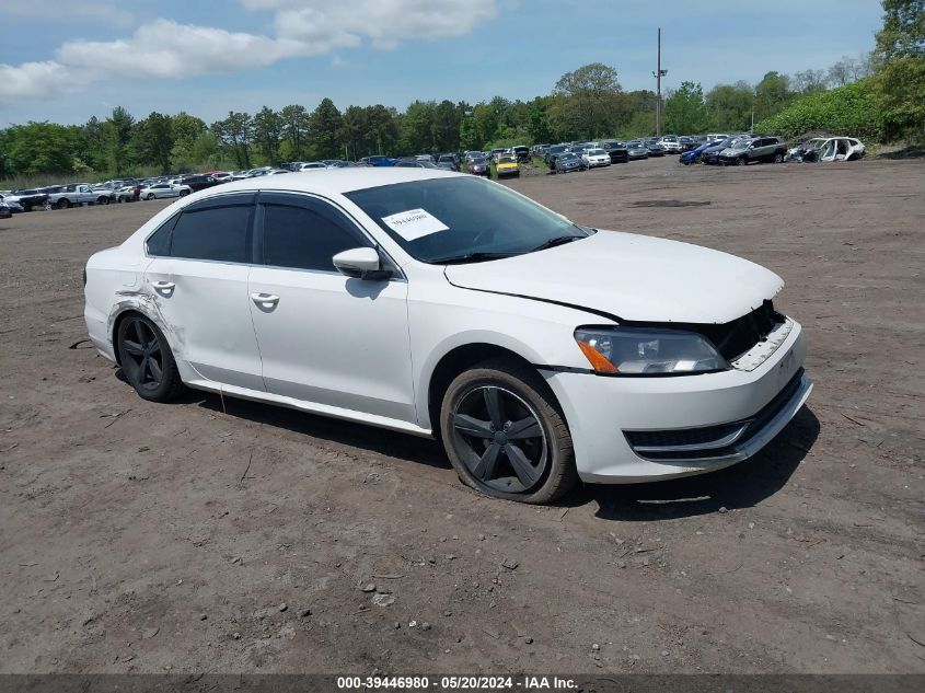 2012 VOLKSWAGEN PASSAT 2.5L SE