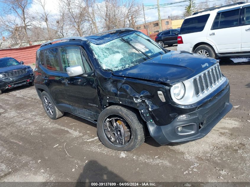 2017 JEEP RENEGADE LIMITED 4X4