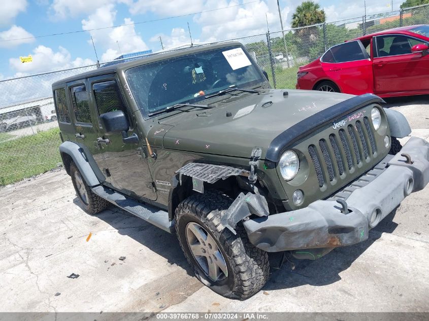 2016 JEEP WRANGLER UNLIMITED SPORT