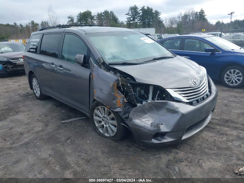 2015 TOYOTA SIENNA XLE PREMIUM 7 PASSENGER