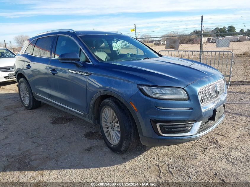 2019 LINCOLN NAUTILUS STANDARD