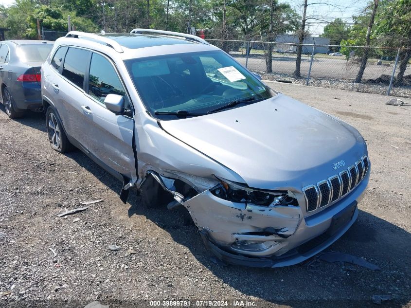 2019 JEEP CHEROKEE LIMITED 4X4