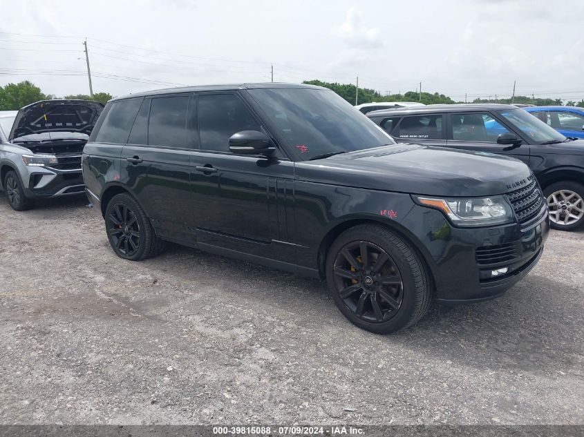 2015 LAND ROVER RANGE ROVER HSE