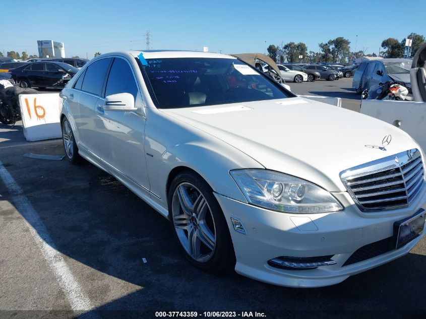 2012 MERCEDES-BENZ S 550