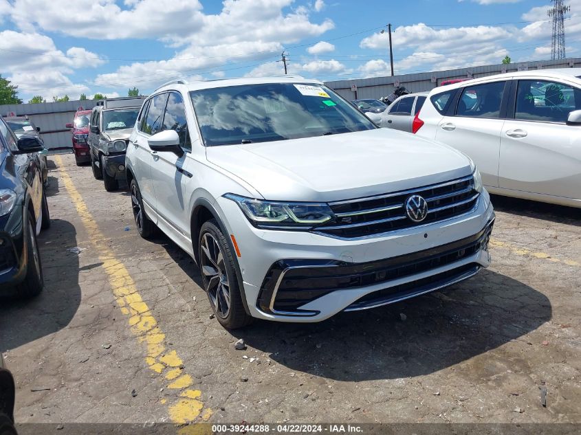 2022 VOLKSWAGEN TIGUAN 2.0T SEL R-LINE