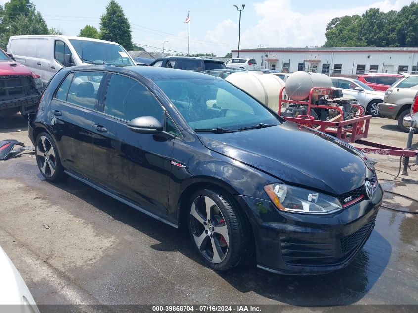 2015 VOLKSWAGEN GOLF GTI 2.0T S 4-DOOR