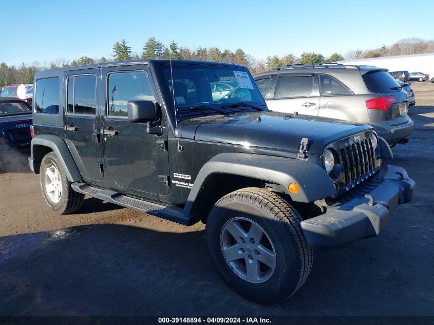 2017 JEEP WRANGLER UNLIMITED SPORT 4X4