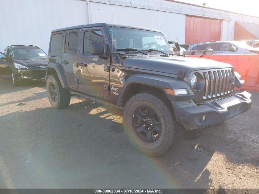 2018 JEEP WRANGLER UNLIMITED SPORT 4X4