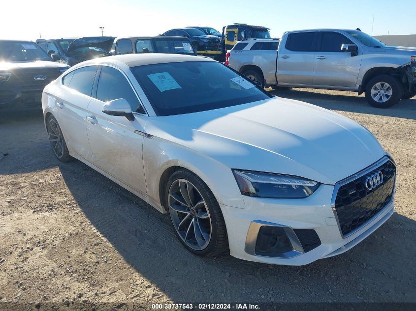 2021 AUDI A5 SPORTBACK PREMIUM PLUS 45 TFSI QUATTRO S TRONIC