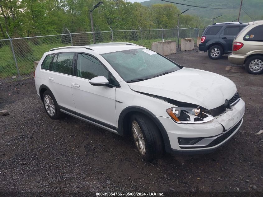 2017 VOLKSWAGEN GOLF ALLTRACK TSI S/TSI SE/TSI SEL