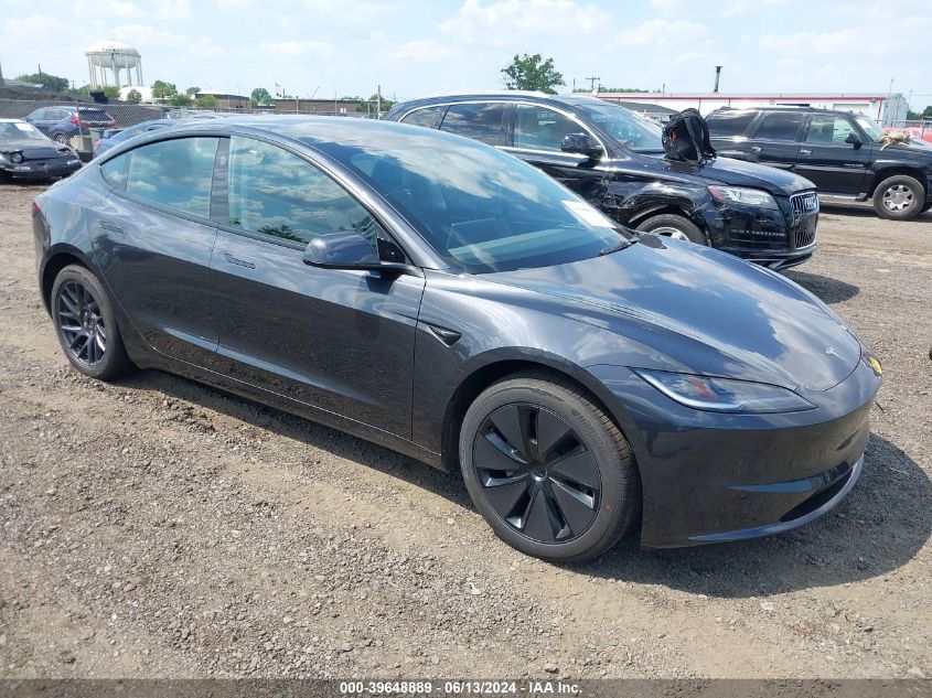 2024 TESLA MODEL 3 REAR-WHEEL DRIVE